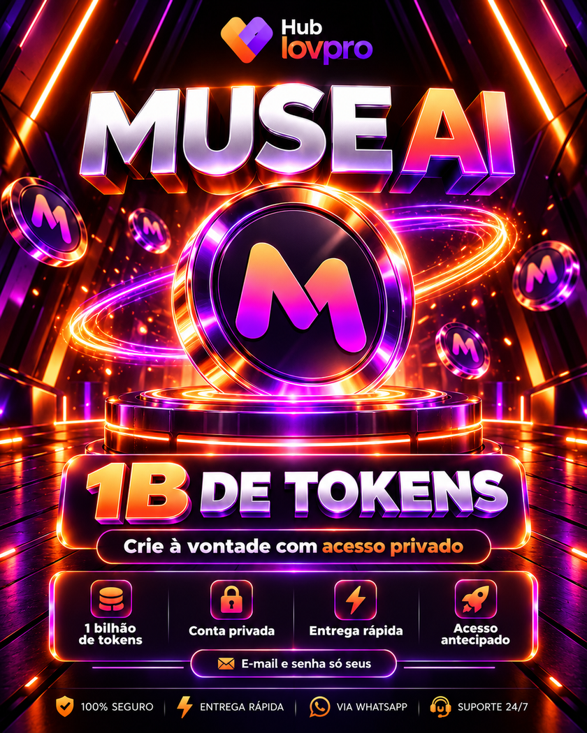 Muse AI (1 Bilhão de Tokens)