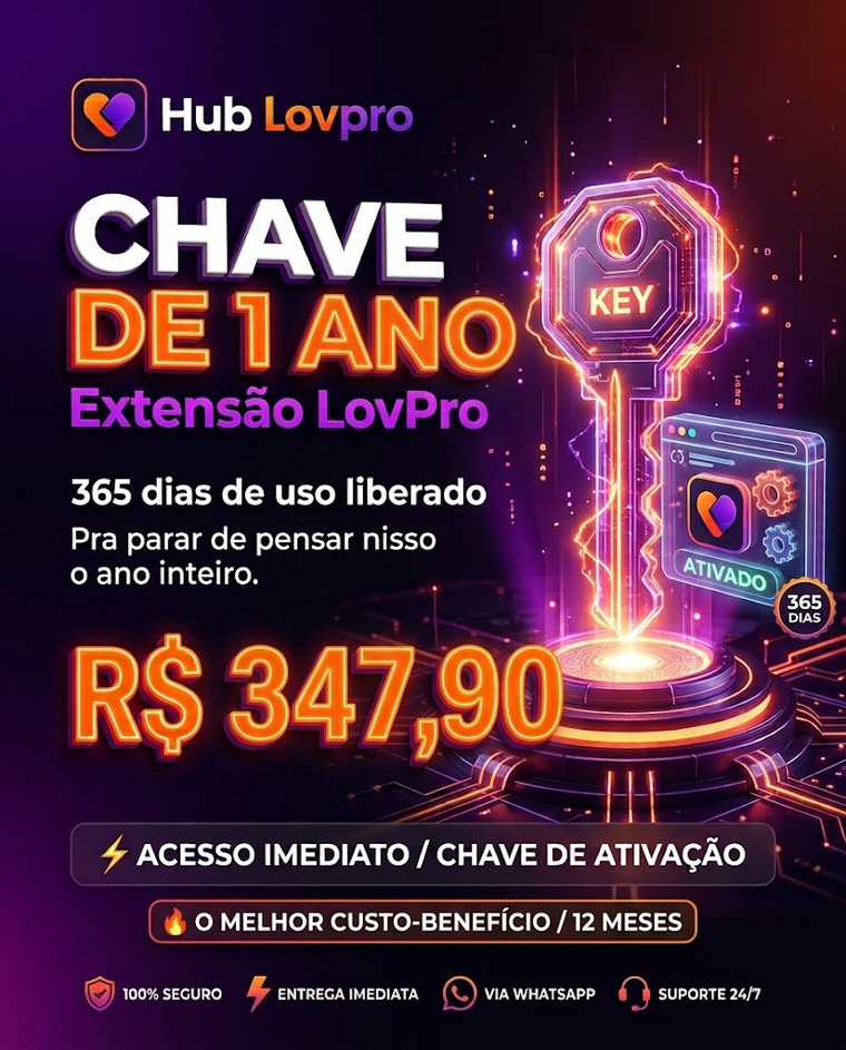 Chave de 1 ano (365 dias)