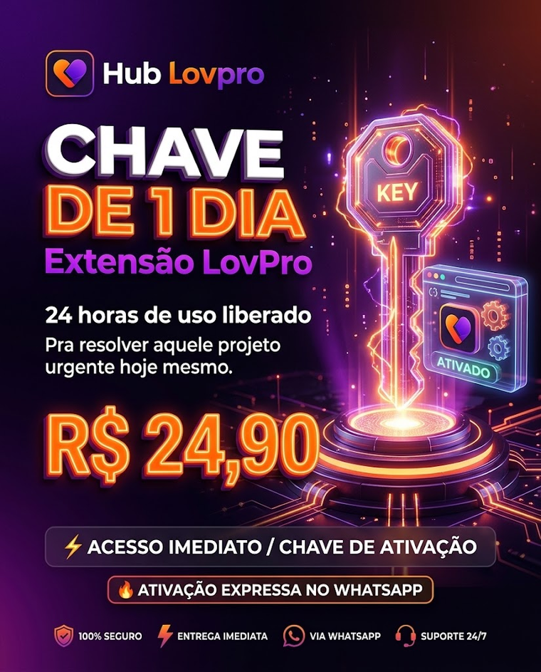 Chave de 1 dia (24h)