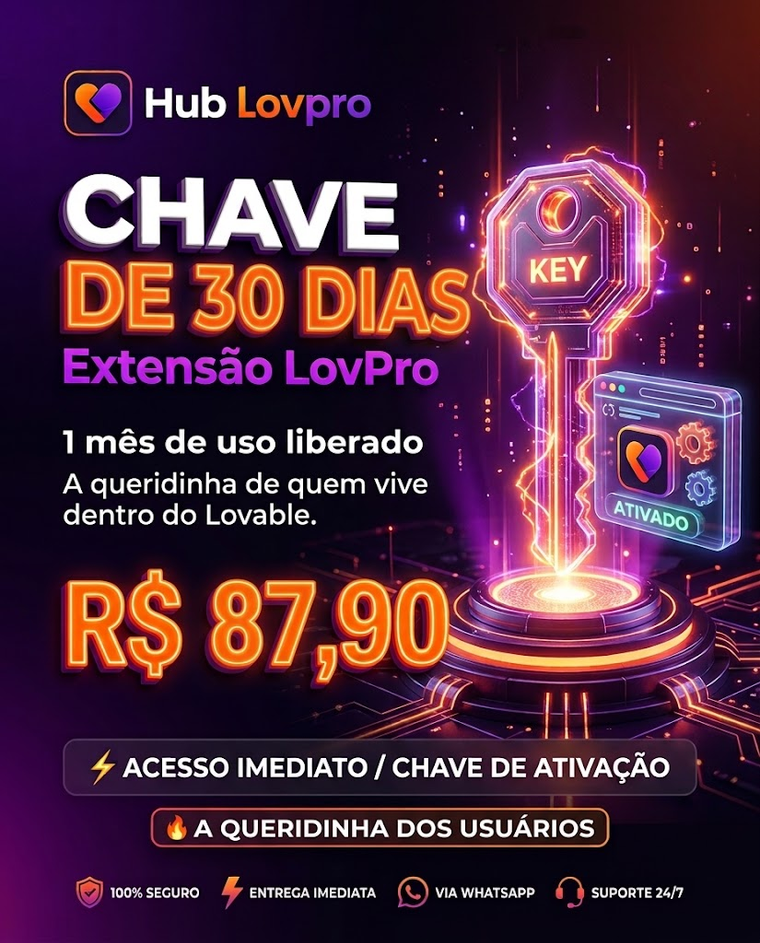 Chave de 30 dias (1 mês)