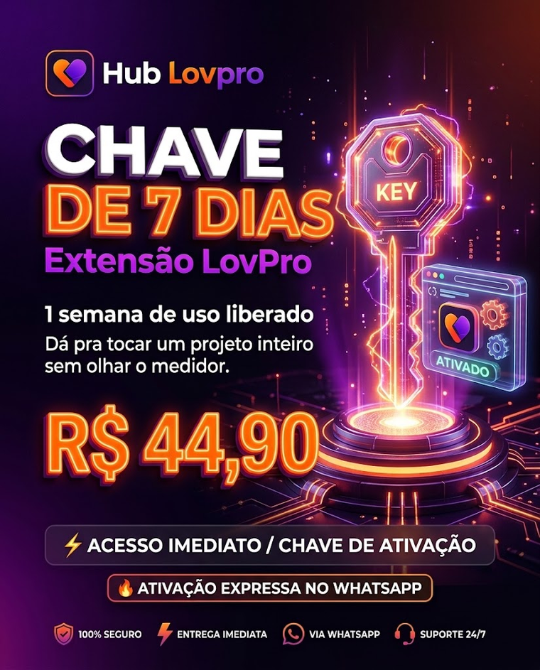 Chave de 7 dias (1 semana)