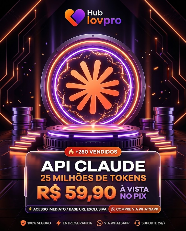API Claude — 25 milhões de tokens