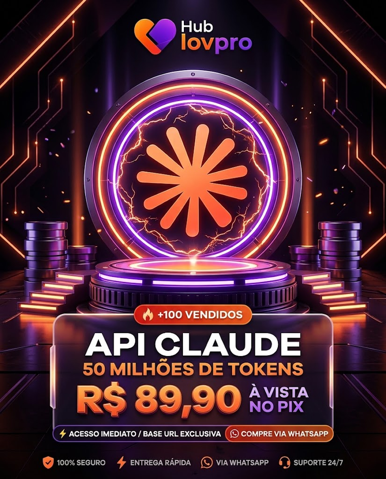 API Claude — 50 milhões de tokens
